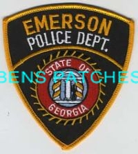 GEORGIA,EMERSON POLICE 1